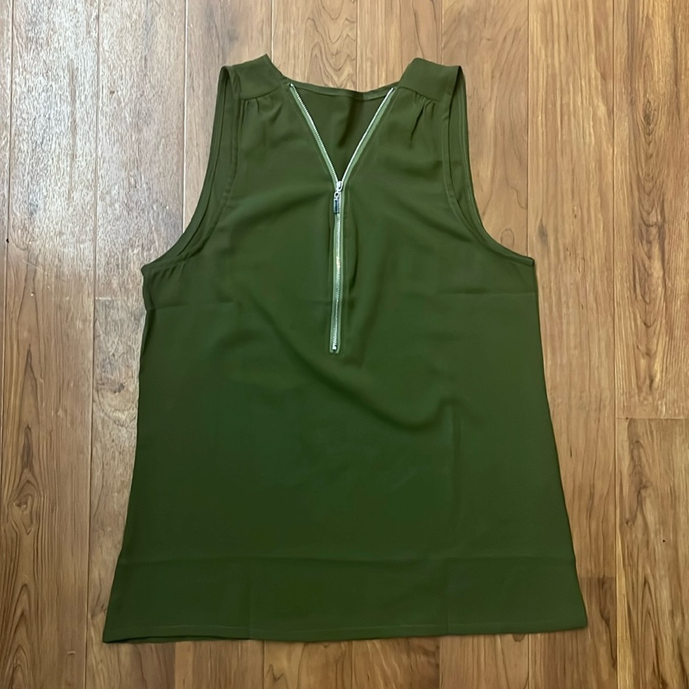 Green Business Casual Blouse Size Small